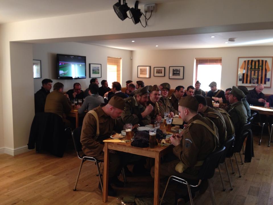 Matchday catering held in the JB Lounge